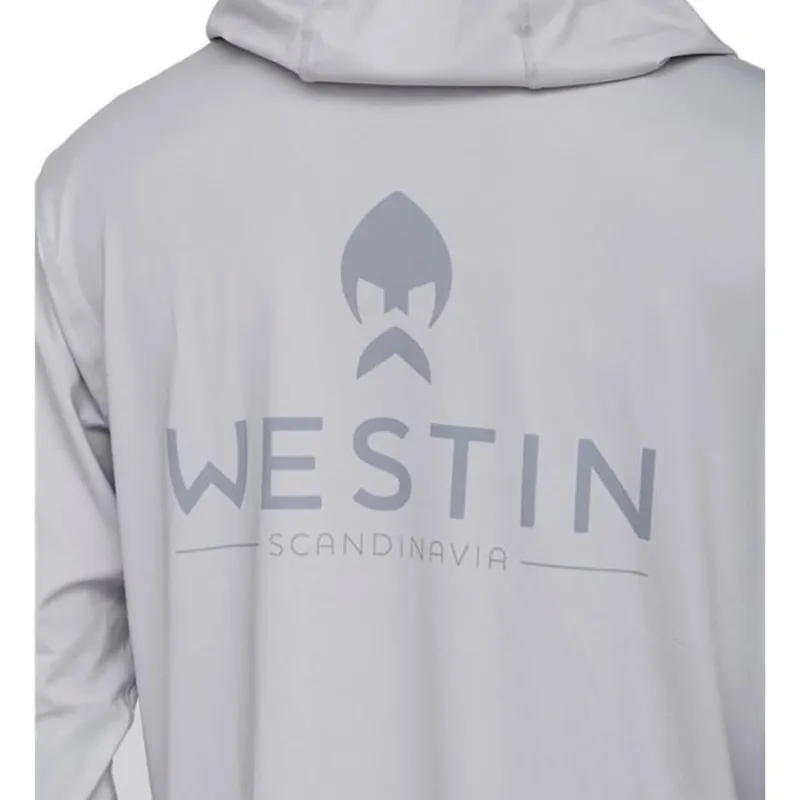 Westin Anti-Uv^Sweat Homme Ledge Upf Hoodie - Mist Grey