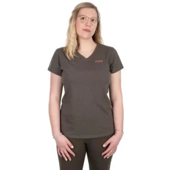 Tee Shirt Manches Courtes Femme Fox Wc V Neck T - Olive
