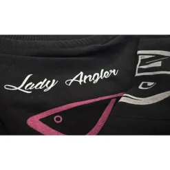 Hot Spot Design T-Shirts, Polos & Chemises^Tee Shirt Manches Courtes Femme Lady Angler 2.0 - Noir