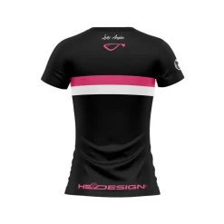 Hot Spot Design T-Shirts, Polos & Chemises^Tee Shirt Manches Courtes Femme Lady Angler 2.0 - Noir