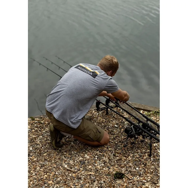 Korda T-Shirts, Polos & Chemises^Tee Shirt Manches Courtes Homme Lakebed - Gris