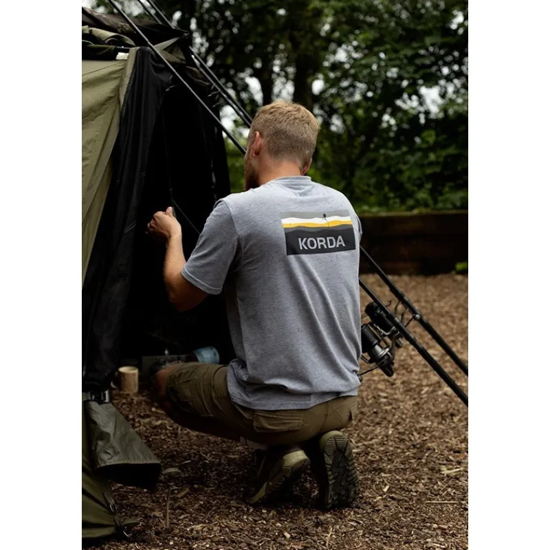 Korda T-Shirts, Polos & Chemises^Tee Shirt Manches Courtes Homme Lakebed - Gris
