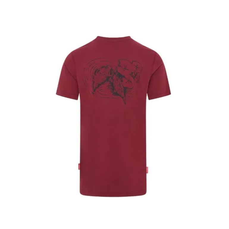 Tee Shirt Manches Courtes Homme Trakker Ripple T-Shirt - Bordeaux