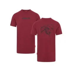 Tee Shirt Manches Courtes Homme Trakker Ripple T-Shirt - Bordeaux