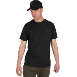 Tee Shirt Manches Courtes Homme Fox Collection Lw Jogger Green & Black - Noir