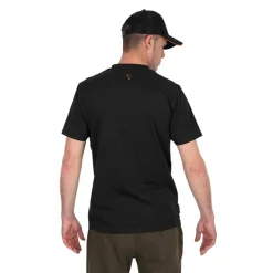 Tee Shirt Manches Courtes Homme Fox Collection Lw Jogger Green & Black - Noir