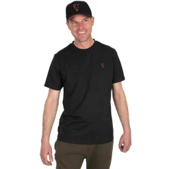 Tee Shirt Manches Courtes Homme Fox Collection Lw Jogger Green & Black - Noir