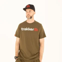 Tee Shirt Manches Courtes Homme Trakker Cr Logo T-Shirt - Kaki