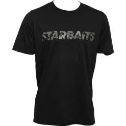 Starbaits T-Shirts, Polos & Chemises^Tee Shirt Manches Courtes Homme Tee-Shirt Black Camo