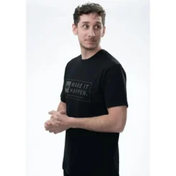 Tee Shirt Manches Courtes Homme Nash Make It Happen Coordinates - Noir
