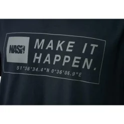 Tee Shirt Manches Courtes Homme Nash Make It Happen Coordinates - Noir