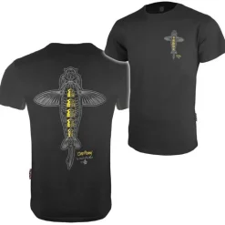 Tee Shirt Manches Courtes Homme Vass Carp Rising - Noir