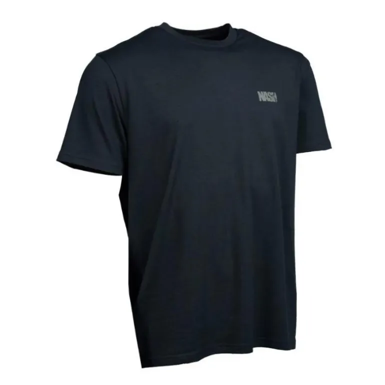 Tee Shirt Manches Courtes Homme Nash Make It Happen Carp Logo - Noir
