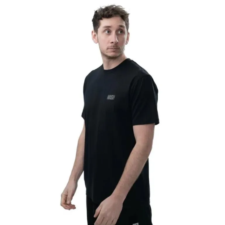 Tee Shirt Manches Courtes Homme Nash Make It Happen Carp Logo - Noir