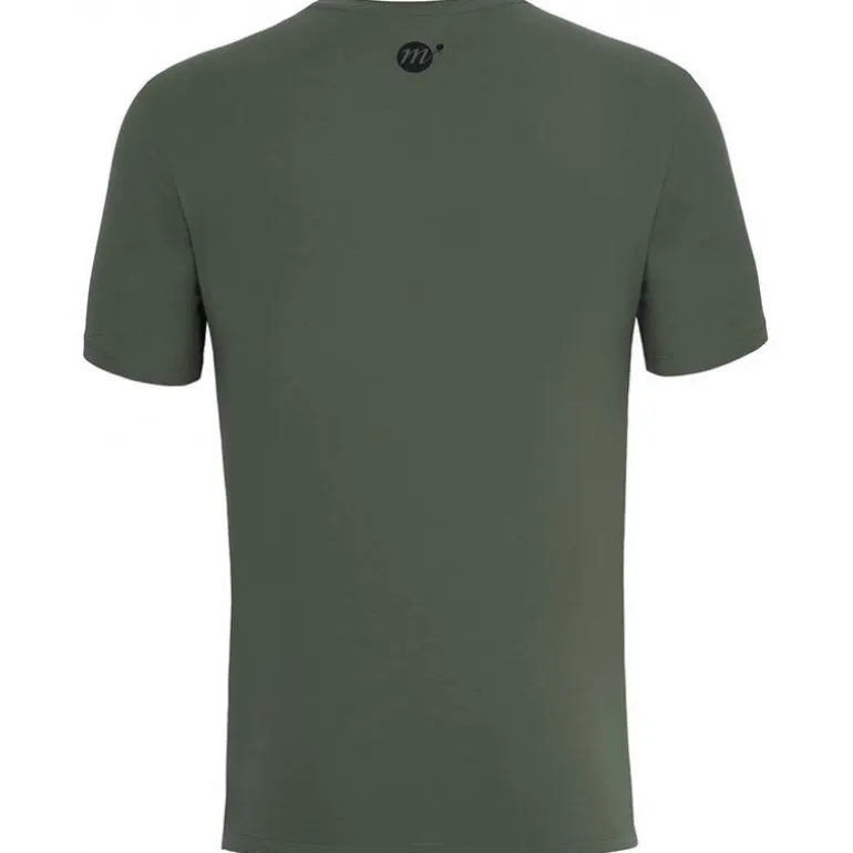 Tee Shirt Manches Courtes Homme Mainline Carp Tee - Vert