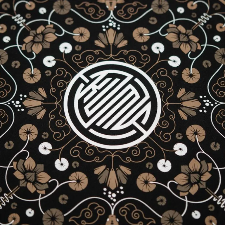 Tee Shirt Manches Courtes Homme Kumu Lotus - Noir