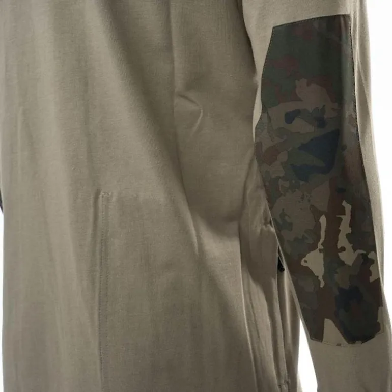 Tee Shirt Manches Courtes Homme Nash Zt Hd Long Sleeve - Kaki