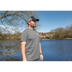 Tee Shirt Manches Courtes Homme Preston Innovations Grey T-Shirt - Gris