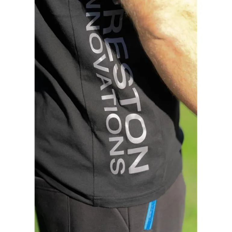 Tee Shirt Manches Courtes Homme Preston Innovations Core Collection T-Shirt - Noir