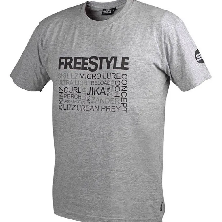 Tee Shirt Manches Courtes Homme Freestyle Limited Edition 002 - Gris