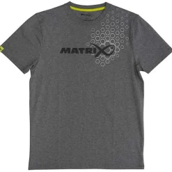 Tee Shirt Manches Courtes Homme Fox Matrix Grey Hex Print T-Shirt - Gris