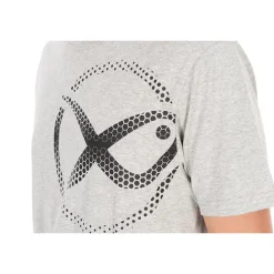 Tee Shirt Manches Courtes Homme Fox Matrix Large Mesh Logo T-Shirt - Gris