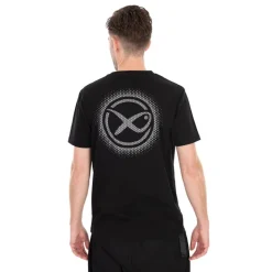 Tee Shirt Manches Courtes Homme Fox Matrix Large Fade T-Shirt Black/Grey - Noir