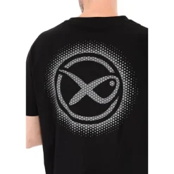 Tee Shirt Manches Courtes Homme Fox Matrix Large Fade T-Shirt Black/Grey - Noir