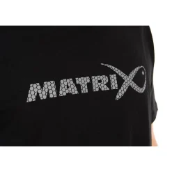 Tee Shirt Manches Courtes Homme Fox Matrix Large Fade T-Shirt Black/Grey - Noir