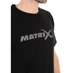 Tee Shirt Manches Courtes Homme Fox Matrix Large Fade T-Shirt Black/Grey - Noir