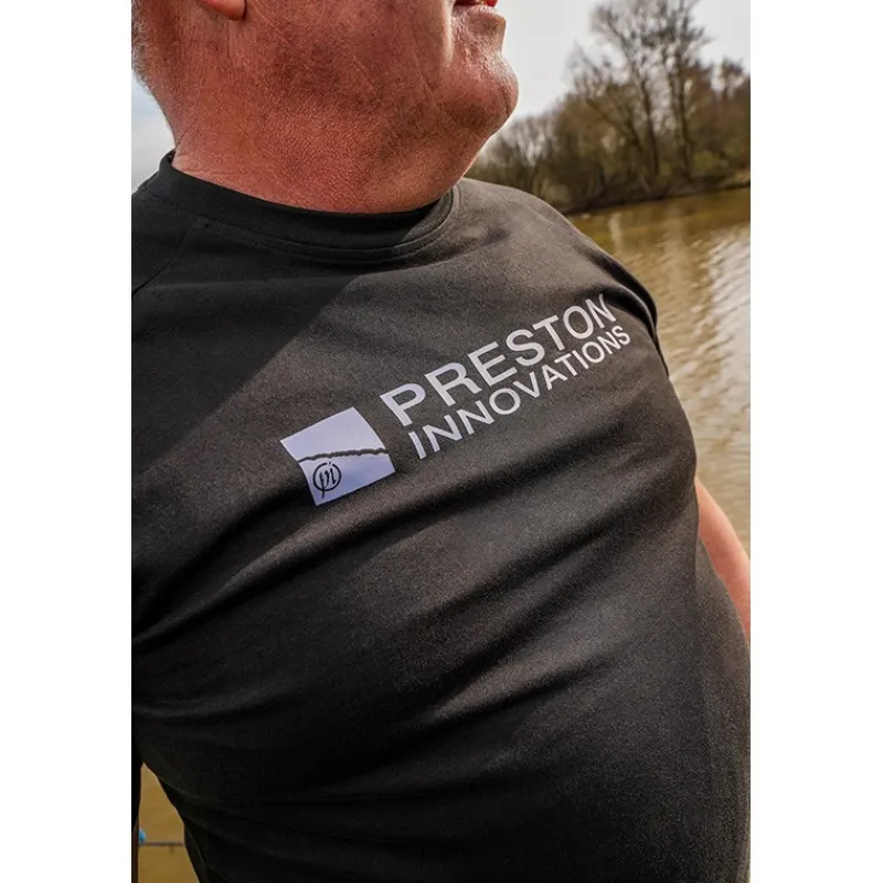 Preston Innovations T-Shirts, Polos & Chemises^Tee Shirt Manches Courtes Homme Lightweight Black Raglan - Noir
