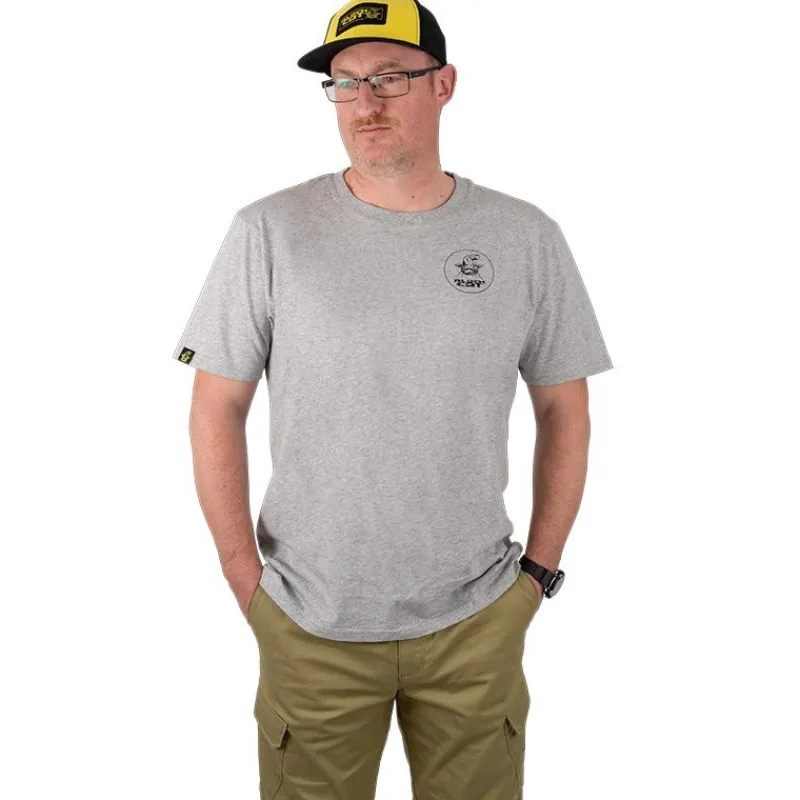 Black Cat T-Shirts, Polos & Chemises^Tee Shirt Manches Courtes Homme Grey Marl Tshirt - Gris