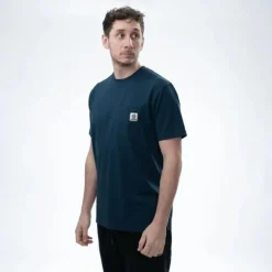 Tee Shirt Manches Courtes Homme Nash Make It Happen Badge Pocket - Navy