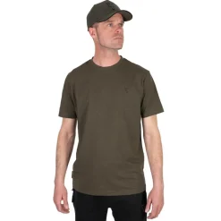 Tee Shirt Manches Courtes Homme Fox Collection T Green & Black - Vert