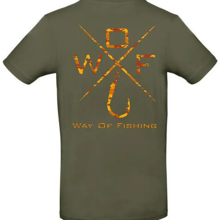 Tee Shirt Manches Courtes Homme W.O.F. Croix - Kaki