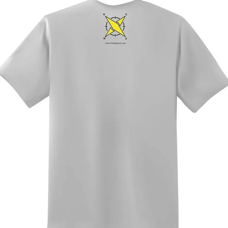 Tee Shirt Manches Courtes Homme Fishxplorer Fishtique - Gris