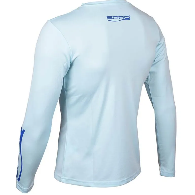 Tee-Shirt Manches Longues Femme Spro Womens Cooling Performance Crew Shirt - Bleu