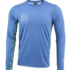 JMC T-Shirts, Polos & Chemises^Tee Shirt Manches Longues Homme Sun Protect Ocean - Bleu