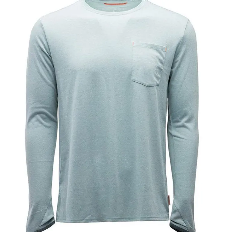 Tee Shirt Manches Longues Homme Grundéns Shorebreak Ls Crew - Surf