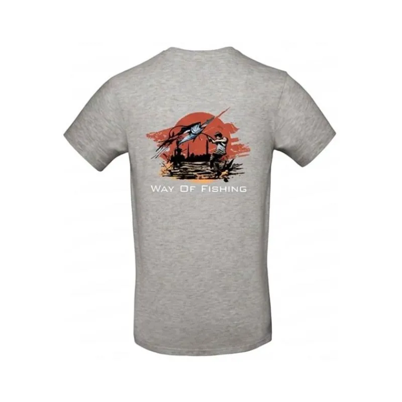 W.O.F. T-Shirts, Polos & Chemises^Tee Shirt Manches Longues Homme Manga - Gris Clair