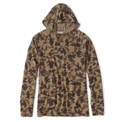 Tee Shirt Manches Longues Homme Orvis Avec Capuche Dricast Printed - Camo