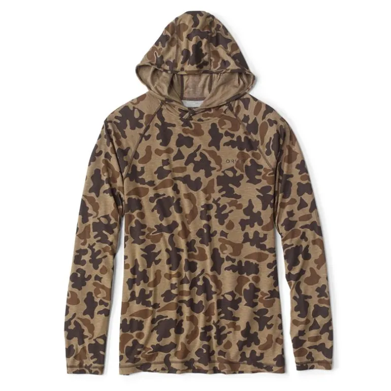 Tee Shirt Manches Longues Homme Orvis Avec Capuche Dricast Printed - Camo