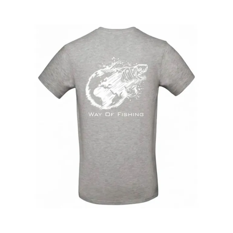 Tee Shirt Manches Longues Homme W.O.F. Terre - Gris Clair