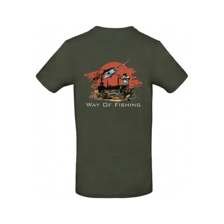 Tee Shirt Manches Longues Homme W.O.F. Manga - Vert