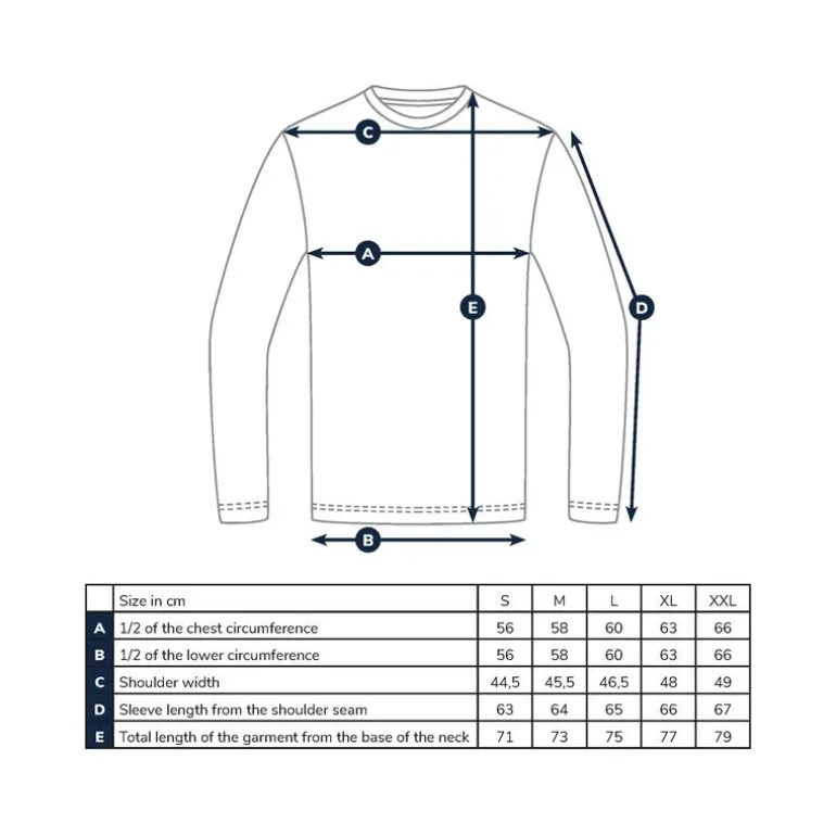 Tee Shirt Manches Longues Homme Adventer & Fishing Bozed Anti Uv - Bleu