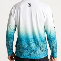 Tee Shirt Manches Longues Homme Adventer & Fishing Bozed Anti Uv - Bleu