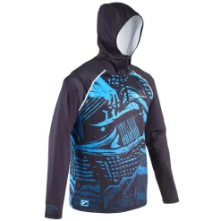 W.O.F. Anti-Uv^Tee Shirt Manches Longues Homme Uv Thon - Noir
