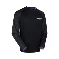 Tee Shirt Manches Longues Homme Wychwood Agitator Jersey Long Sleeve Uv - Noir