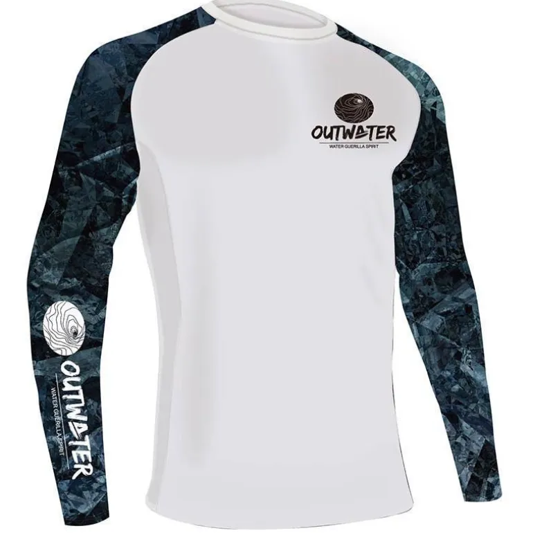 Tee Shirt Manches Longues Homme Outwater Camp One Dark Blue