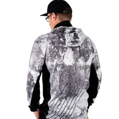 Tee Shirt Manches Longues Homme Black Cat Sun Jersey - Gris/Blanc